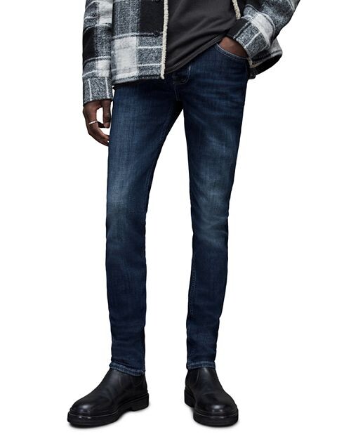 

Джинсы скинни Cigarette в цвете Индиго ALLSAINTS, цвет Blue