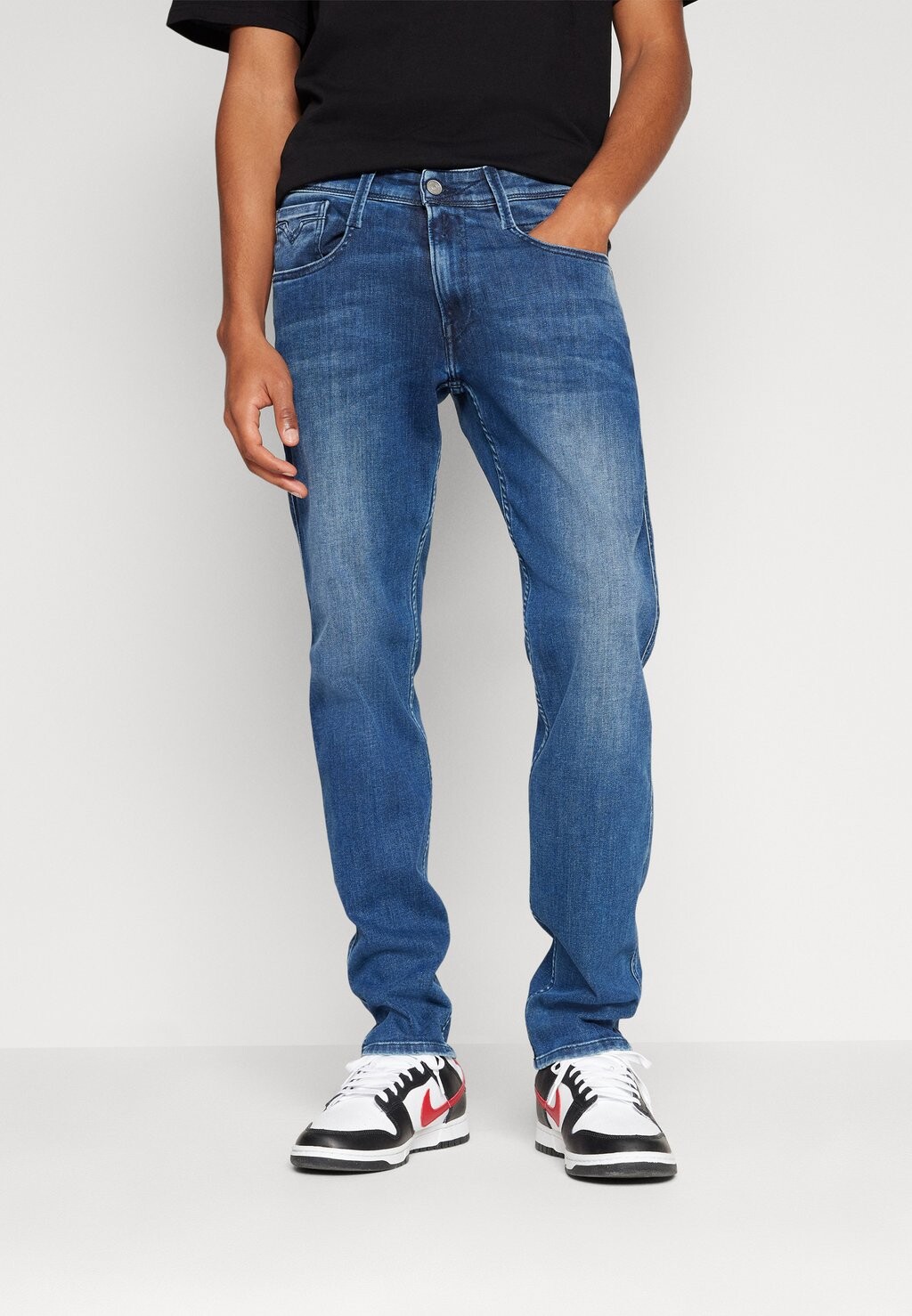 

Джинсы приталенного кроя ANBASS PANTS Replay, цвет medium blue