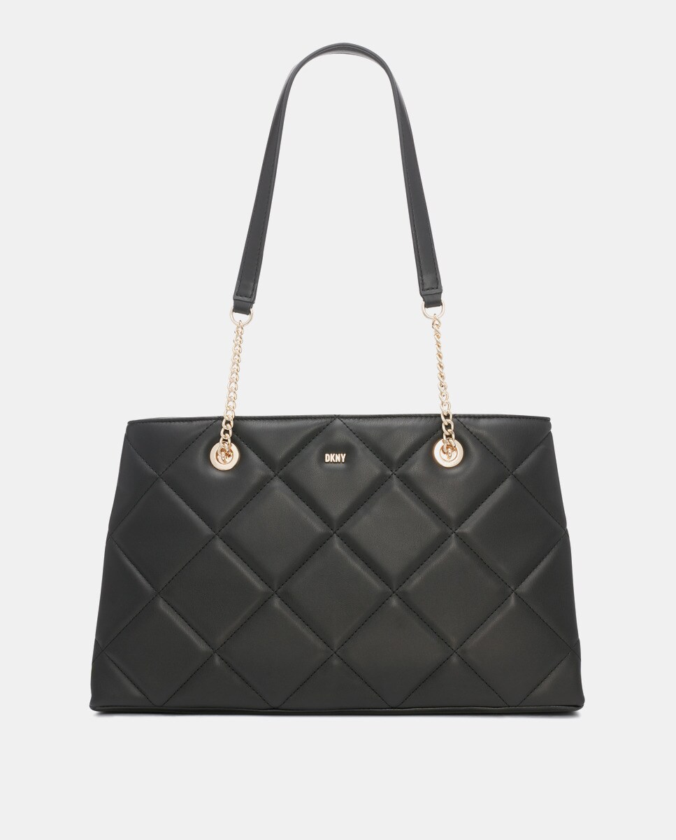 Черная мини-сумка Bridgett на молнии DKNY, черный