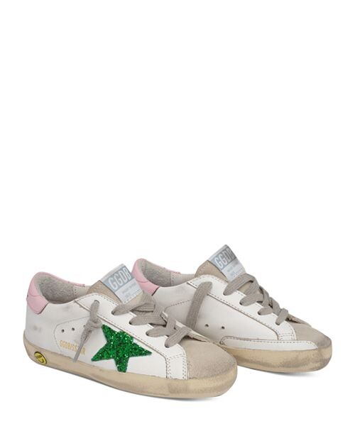 

Низкие кроссовки Super-Star унисекс бренда Deluxe Golden Goose, цвет White