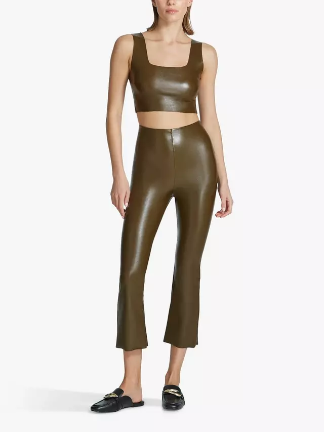 

Леггинсы Commando Faux Leather Cropped Flare, цвет cadet