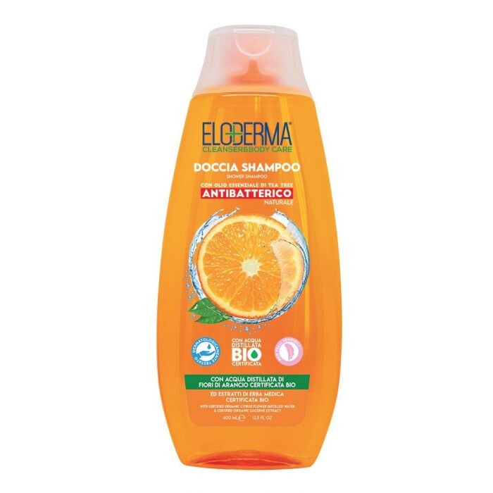 

Шампунь Champú Antibacteriano con Agua Destilada de Flor de Naranjo Eloderma, 400 ml
