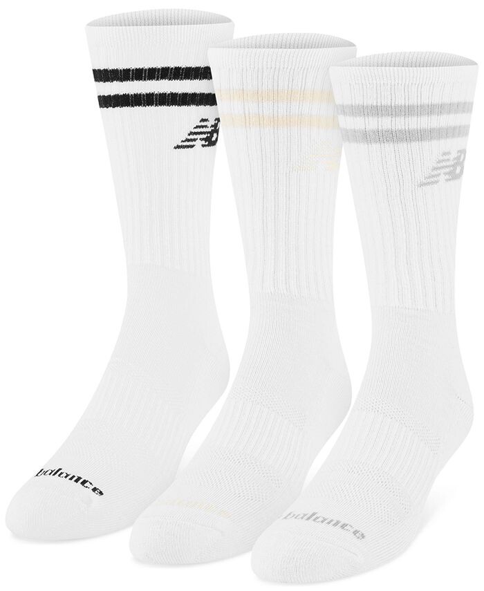

Мужские 3-комп. Махровые носки с обратной стороны New Balance, белый