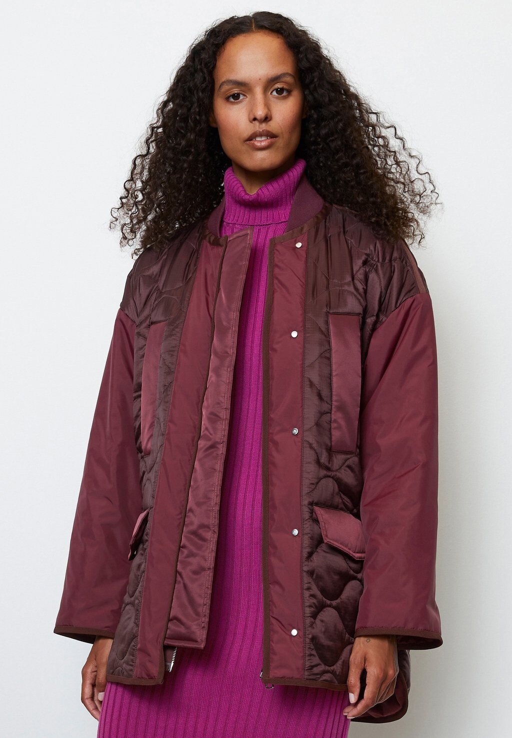 

Зимнее пальто CHEVIGNON PATCHED DETAILS Marc O'Polo, фиолетовый