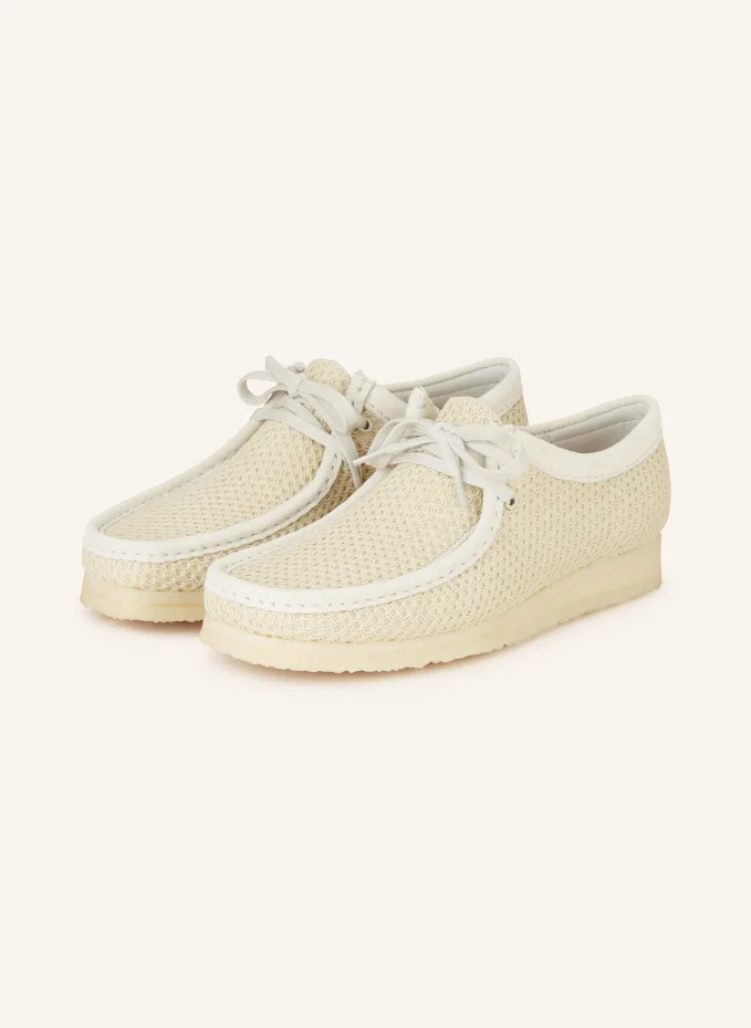 

Ботинки wallabee дезерты Clarks Originals, экрю
