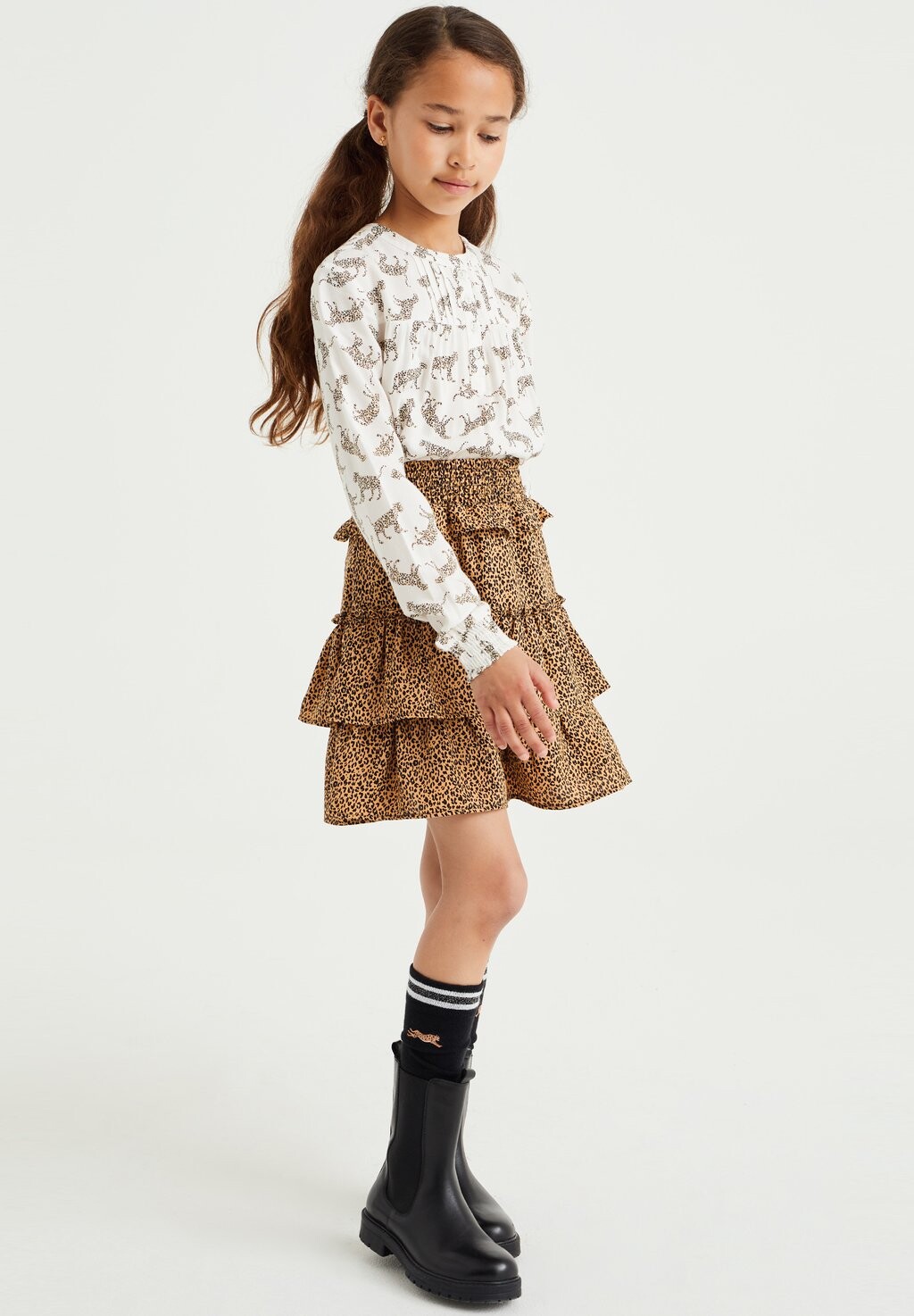 

Блузка WE Fashion, белая