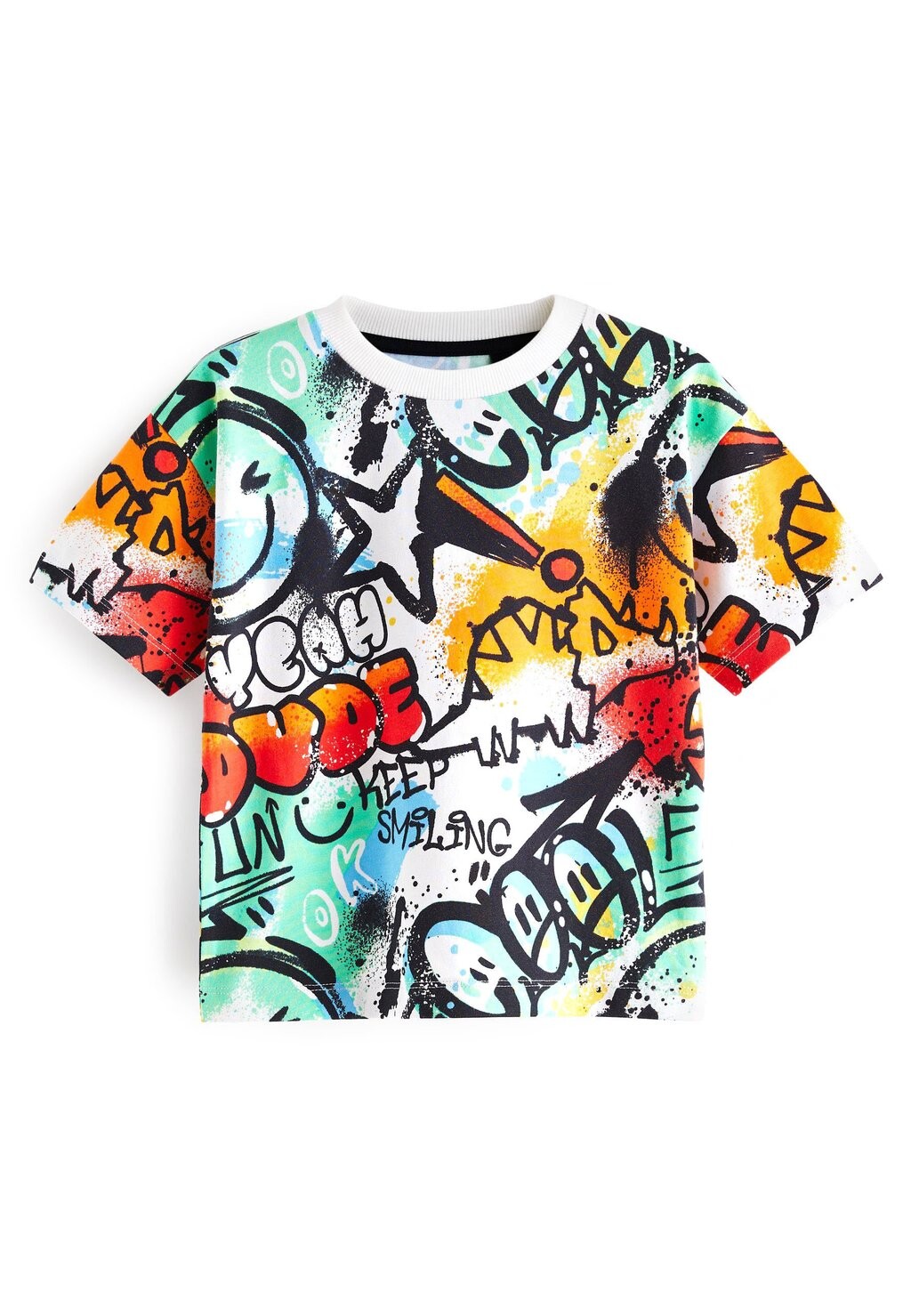 

Футболка с принтом SHORT SLEEVE GRAFFITI Next, цвет multi
