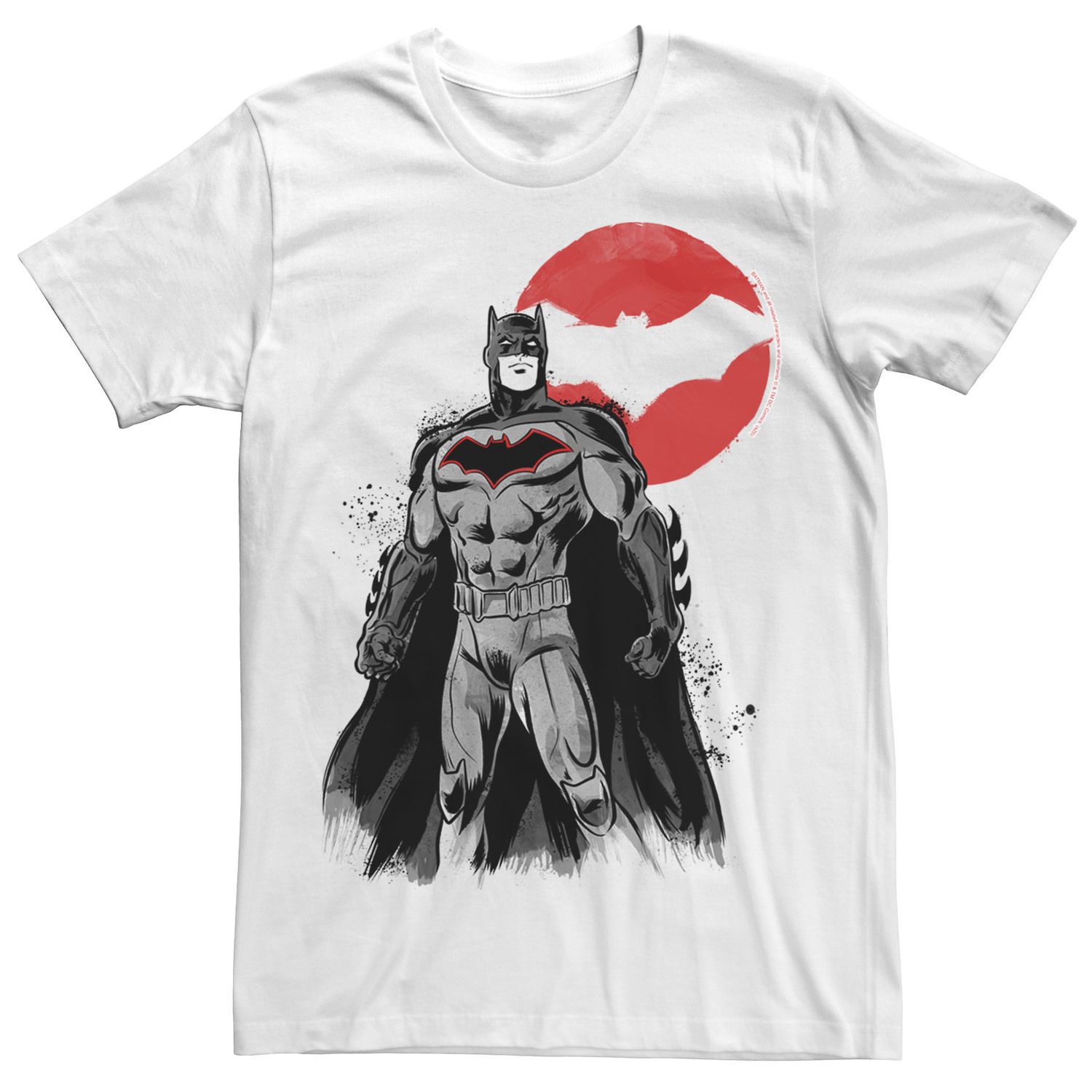 Мужская футболка с плакатом в стиле кандзи «Бэтмен» Licensed Character