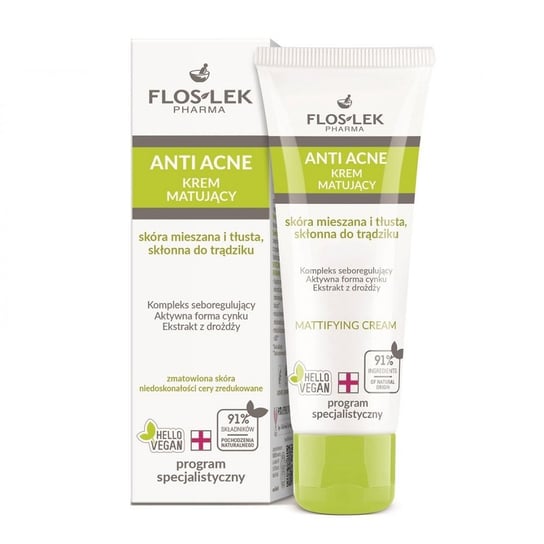 

Матирующий крем, 50 мл Floslek, Anti Acne, FLOS-LEK