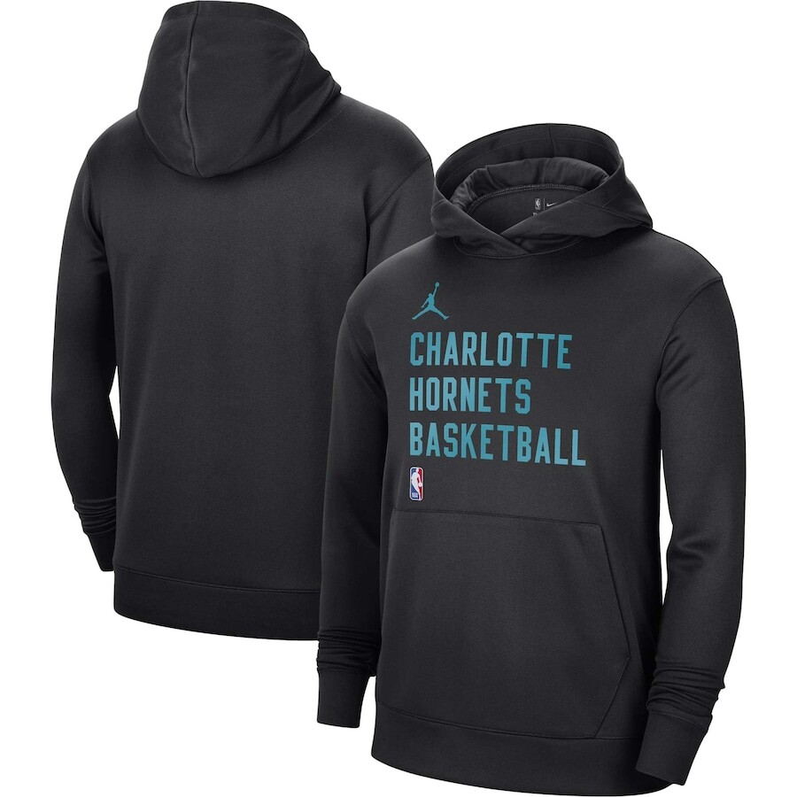 

Пуловер с капюшоном Jordan Brand Charlotte Hornets, черный
