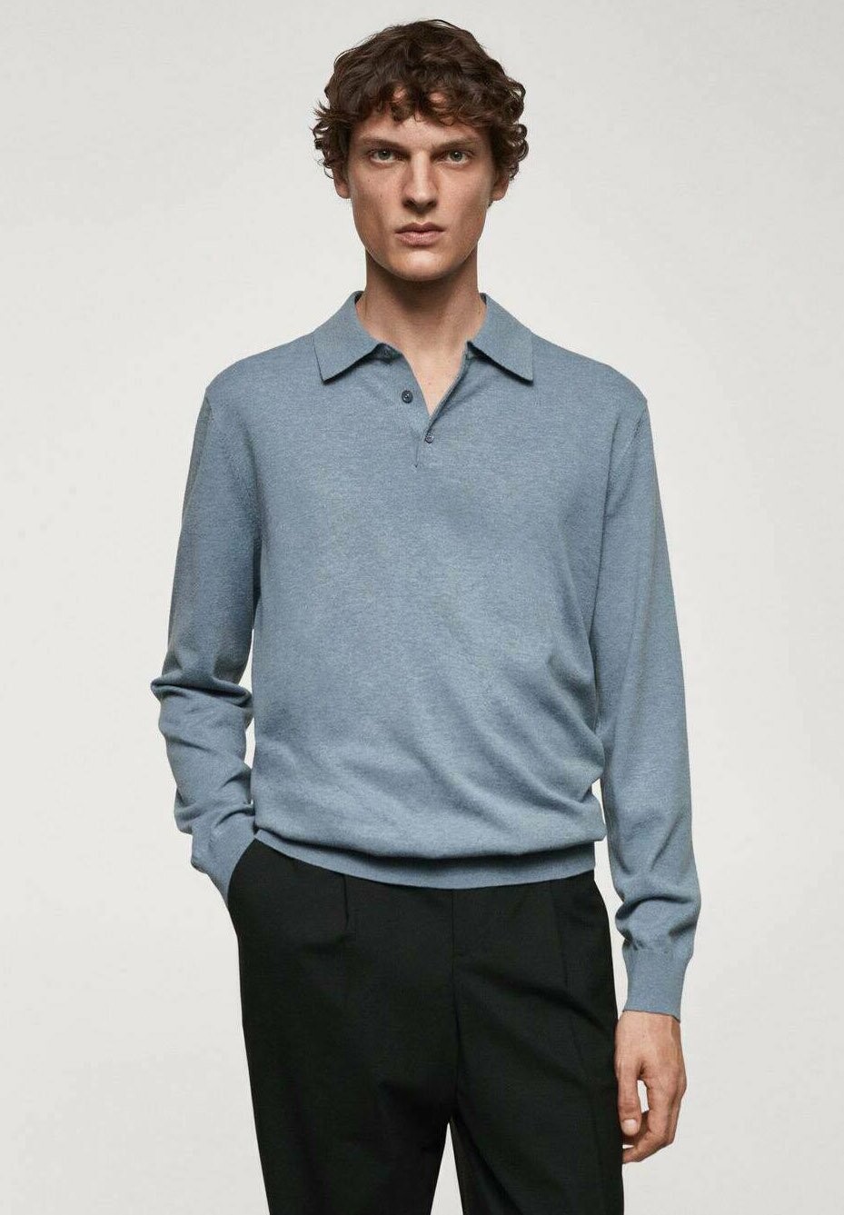 

Поло Tens Mango, цвет porseleinblauw