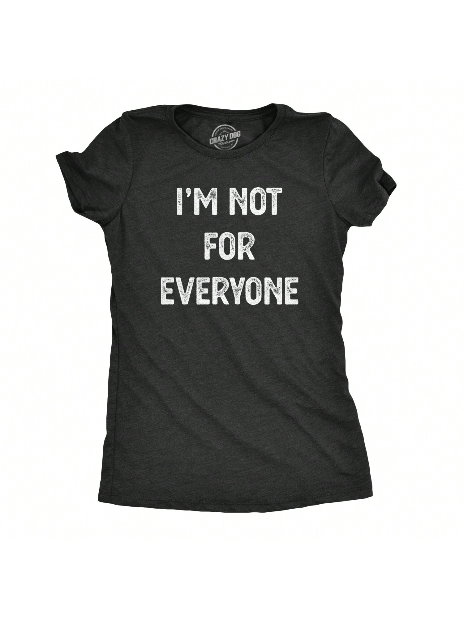 Женская футболка «Я видел эту карму», хизер блэк - не для всех