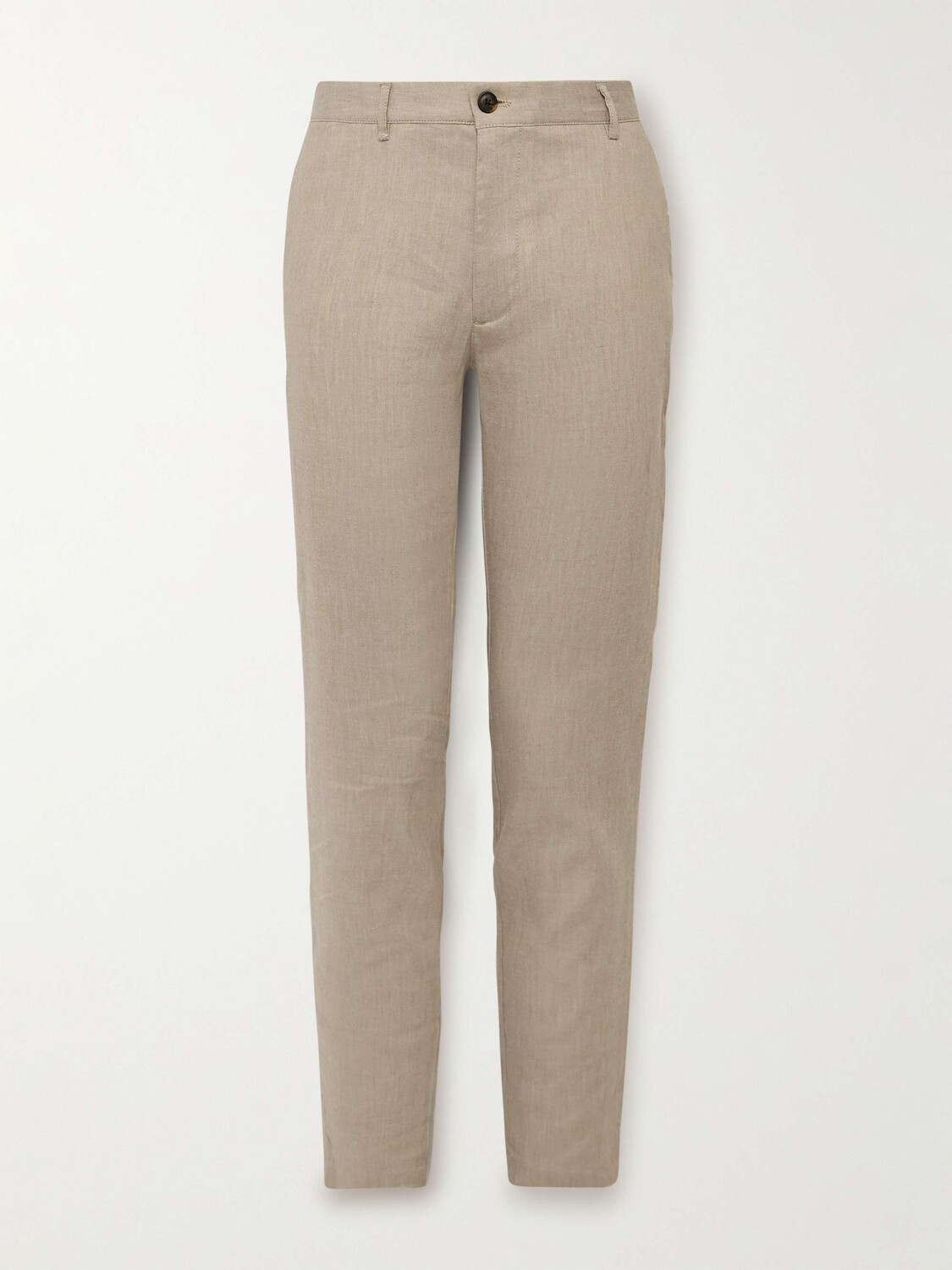 

Брюки чинос Connor Slim-Fit из смесового льна CLUB MONACO, бежевый
