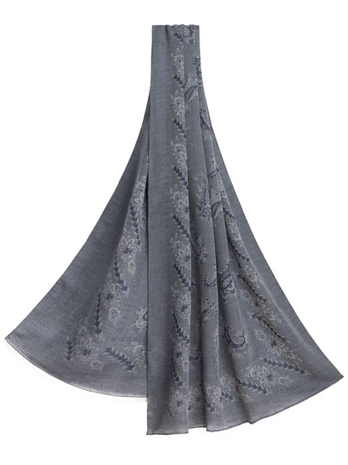 

Жаккардовый шарф ETRO, серый