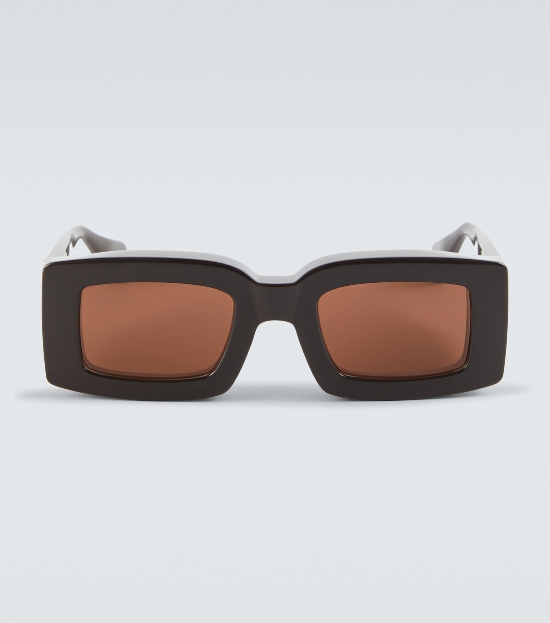 

Солнцезащитные очки Les Lunettes Tupi в прямоугольной оправе Jacquemus, коричневый