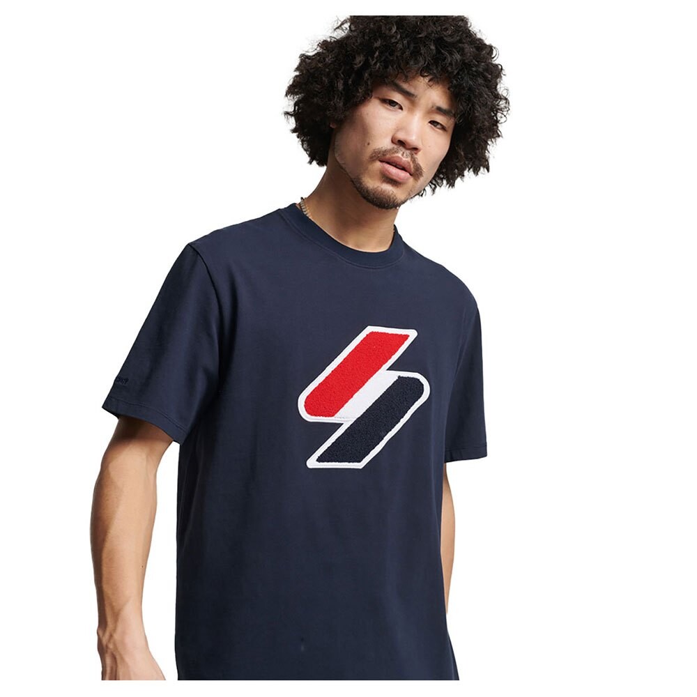 

Футболка Superdry Code Sl Chenille, синий