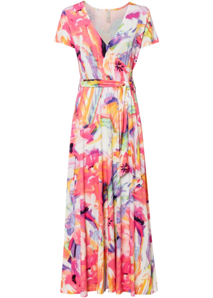 Платье с цветочным принтом Bodyflirt Boutique, розовый