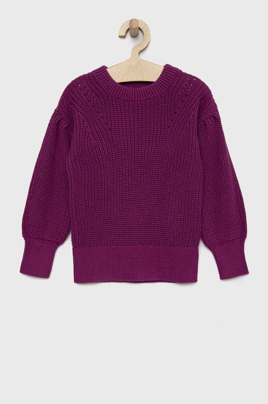 Шерстяной свитер для мальчика Gap, фиолетовый