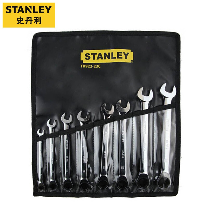 Stanley Набор из 8 метрических ключей рожковых Torx с быстрой трещоткой 8-18 мм TK922-23C