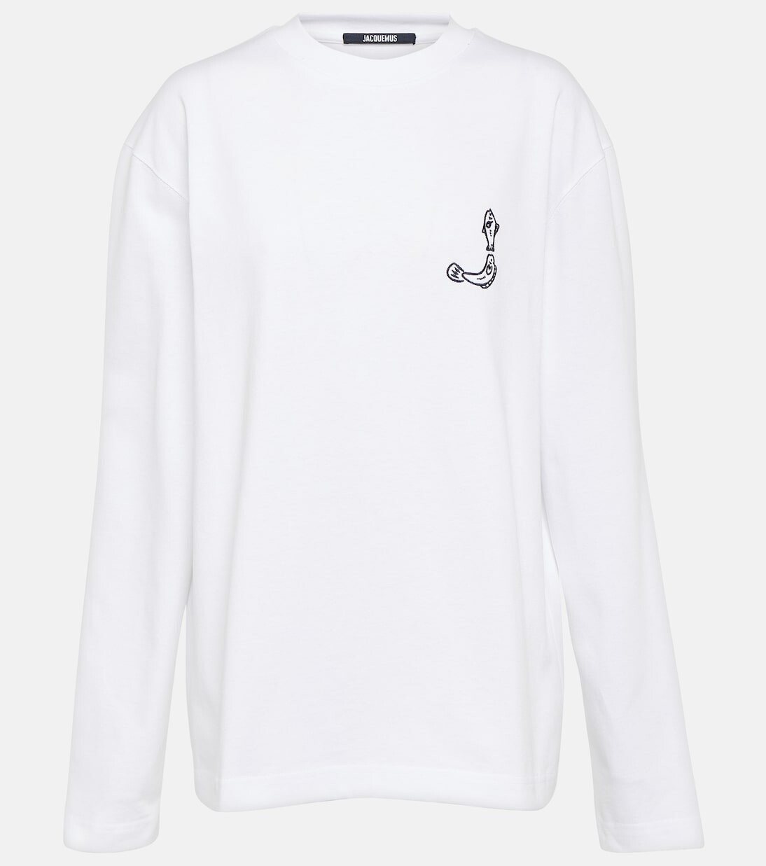 

Хлопковая футболка Merù Jacquemus, белый