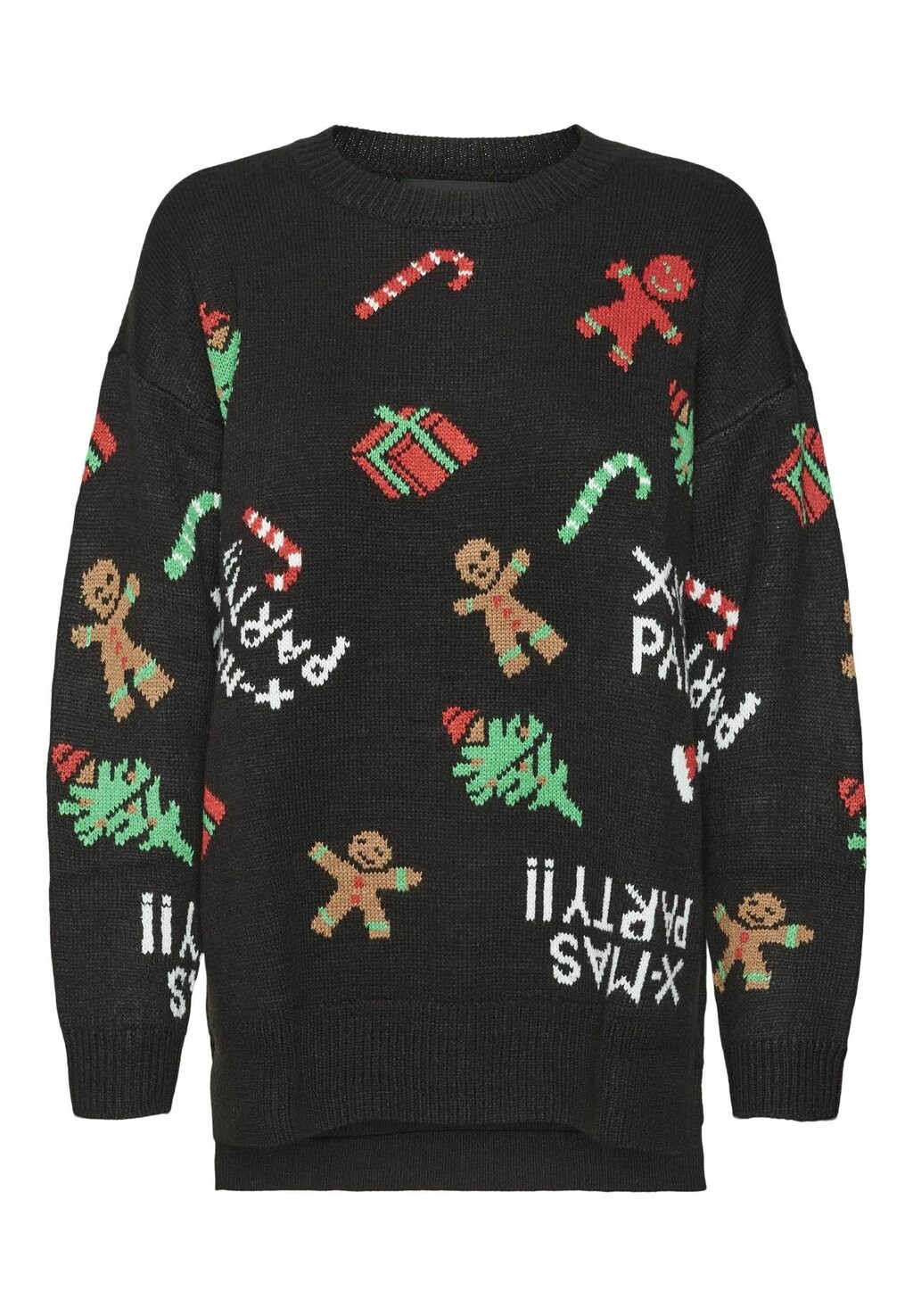 

Свитшот Vero Moda VMXMASPARTY LS, черный