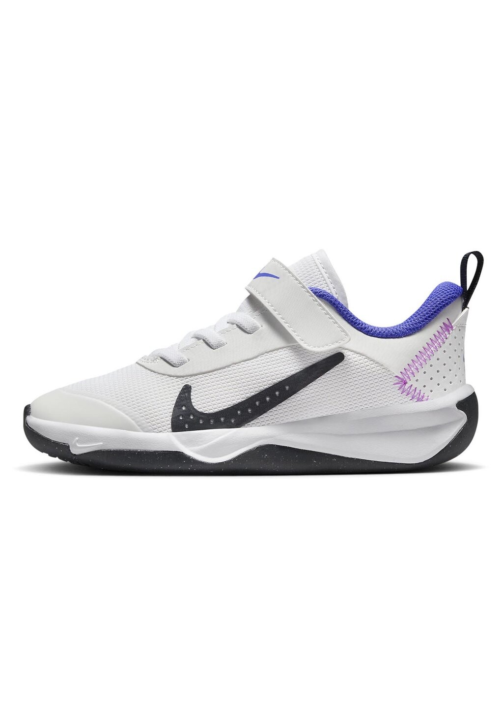 

Кроссовки нейтральные Omni Multi-Court Unisex Nike, цвет white/dk obsidian-lt ultramarine-fuchsia dream