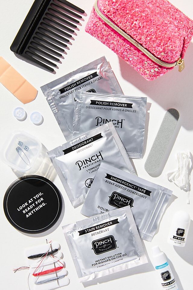 

Дорожный набор Pinch Provisions Glitter Bomb Minimergency Kit, ярко-розовый