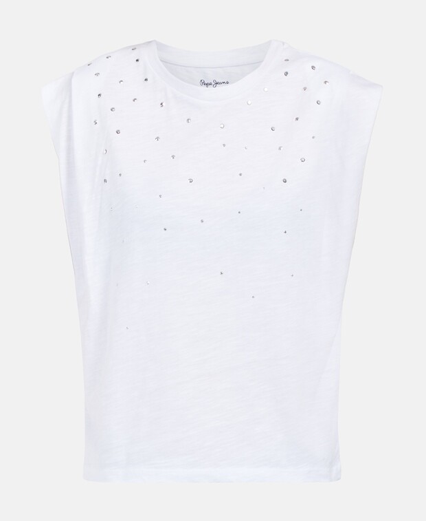 

Топ без рукавов Pepe Jeans, белый