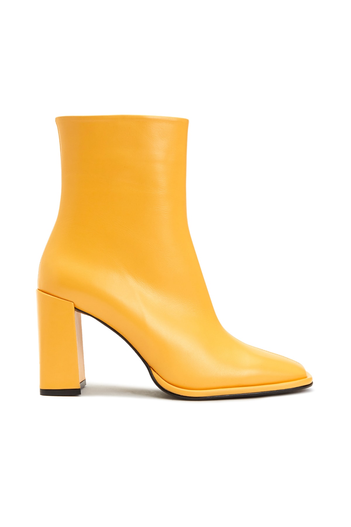 Горчичные женские кожаные ботинки Network, желтый