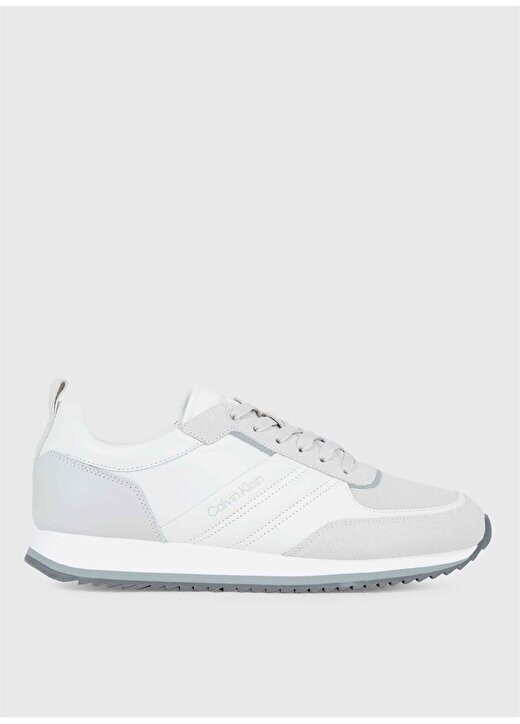 

Белые мужские кожаные кроссовки LOW TOP LACE UP MIX Calvin Klein, белый