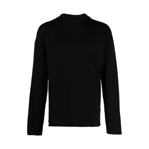 

Пулловер strickpullover mit rundhalsausschnitt black black Transit, черный