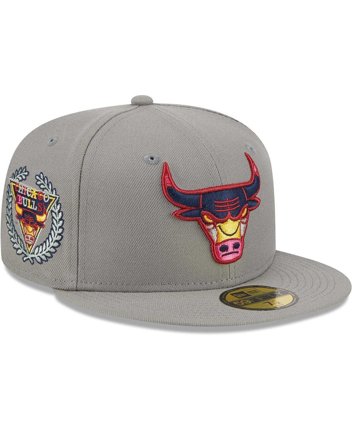 

Мужская серая приталенная шляпа Chicago Bulls Color Pack 59FIFTY New Era