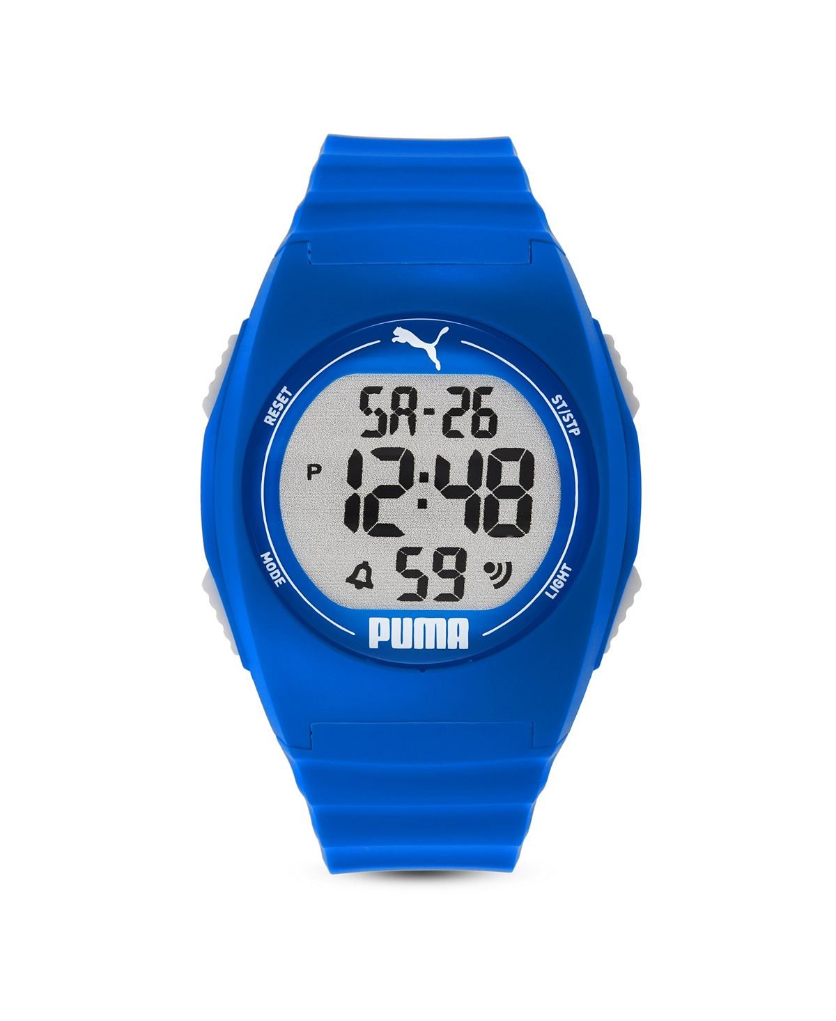 

Унисекс Puma 4 LCD, синие пластиковые часы, P6013, синий