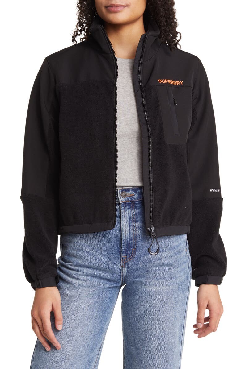 

Куртка Code Hybrid Trekker SUPERDRY, черный