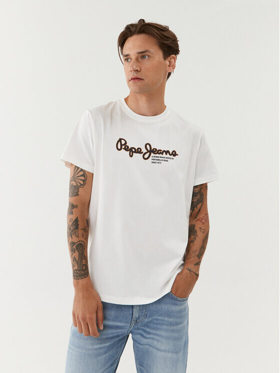 

Футболка стандартного кроя Pepe Jeans, белый