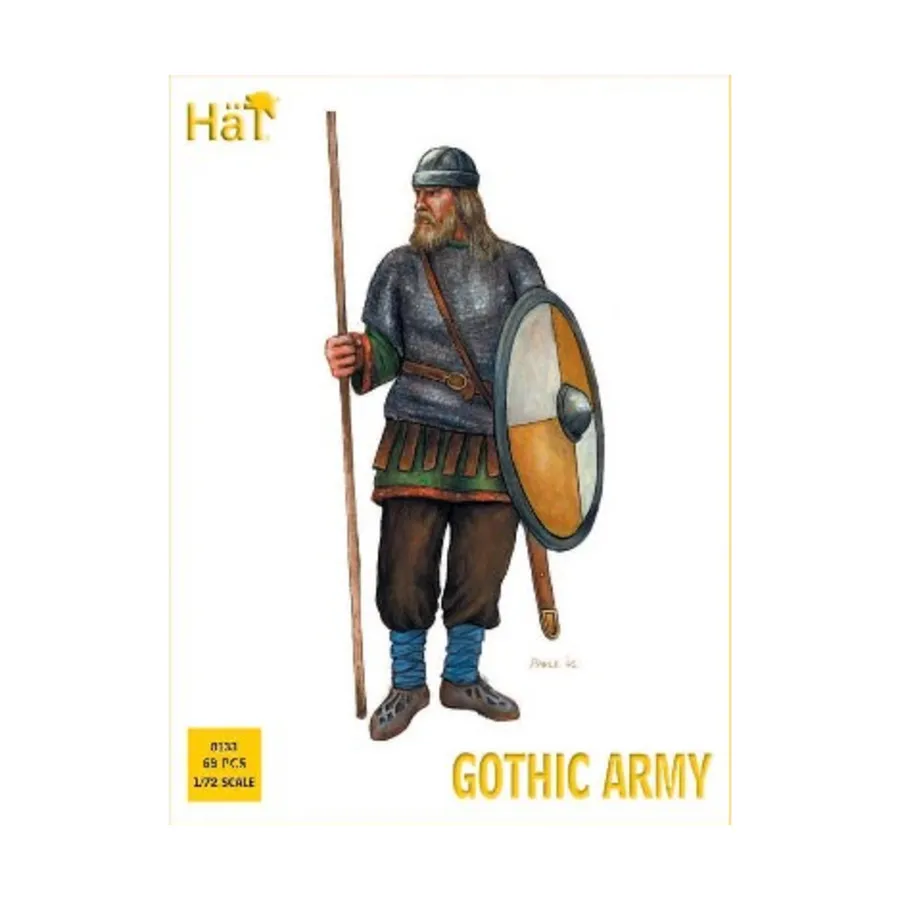 

Готическая армия, Historical Plastic Military Figures - Medieval (1:72) (Hat Industries)
