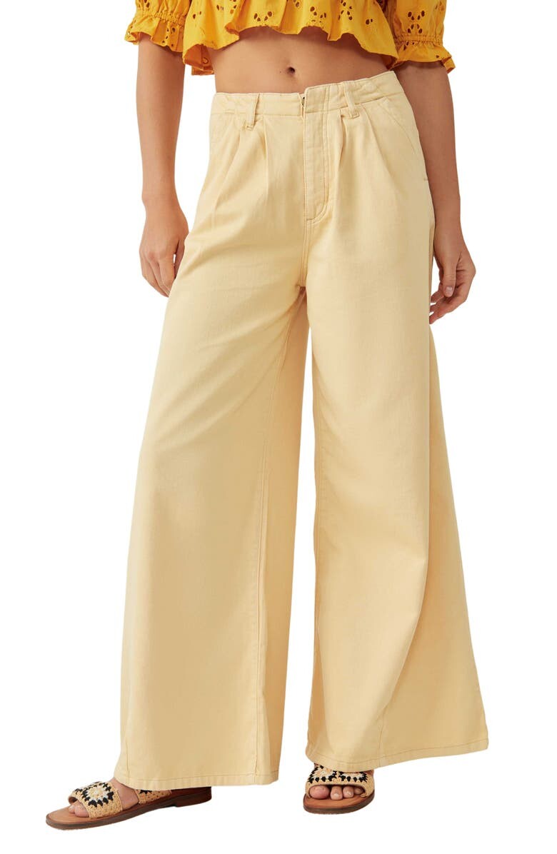 

Широкие брюки Light As Spring FREE PEOPLE