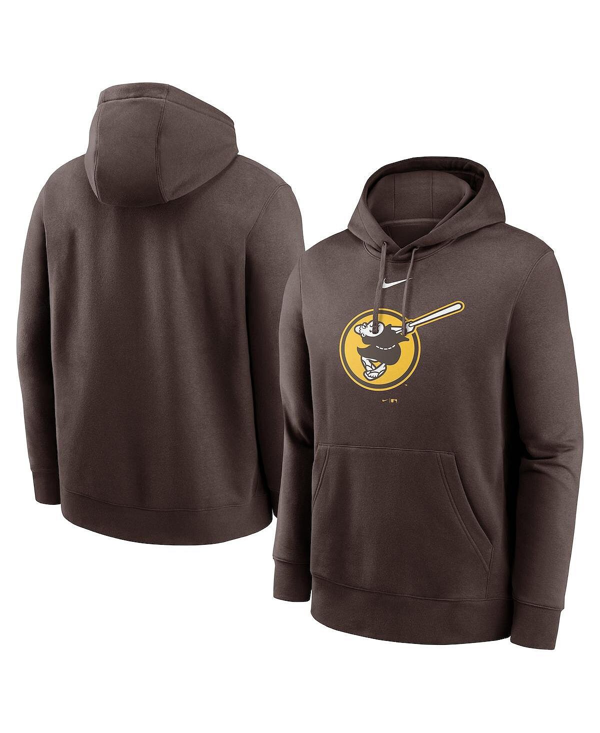 

Мужской коричневый пуловер с капюшоном San Diego Padres Alternate Logo Club Nike