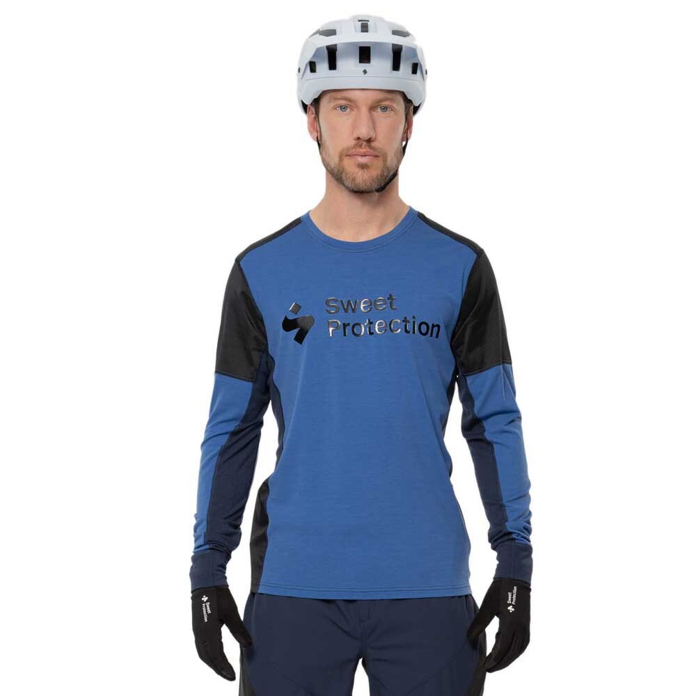 

Мотоджерси с длинным рукавом Sweet Protection Hunter Merino Hybrid, синий