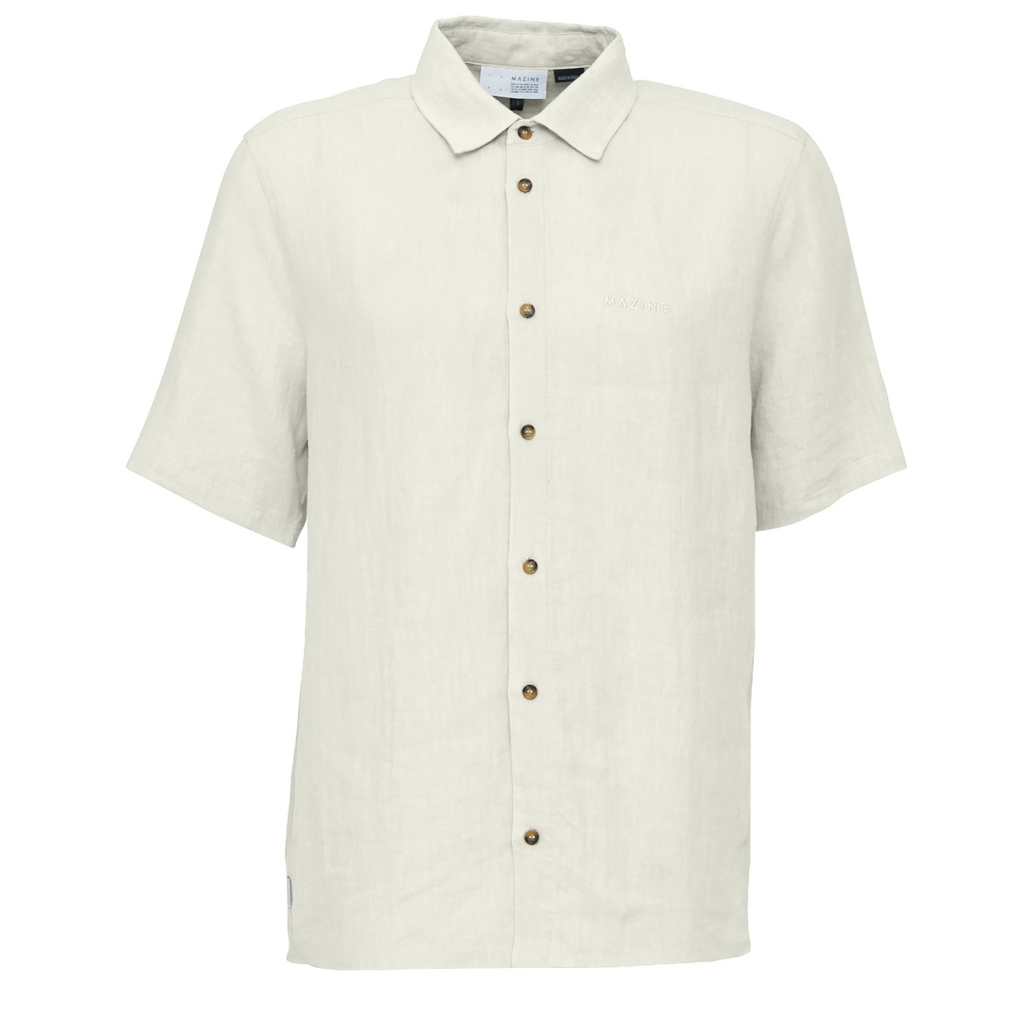 Рубашка Mazine Leland Linen Shirt, цвет Eggshell фото