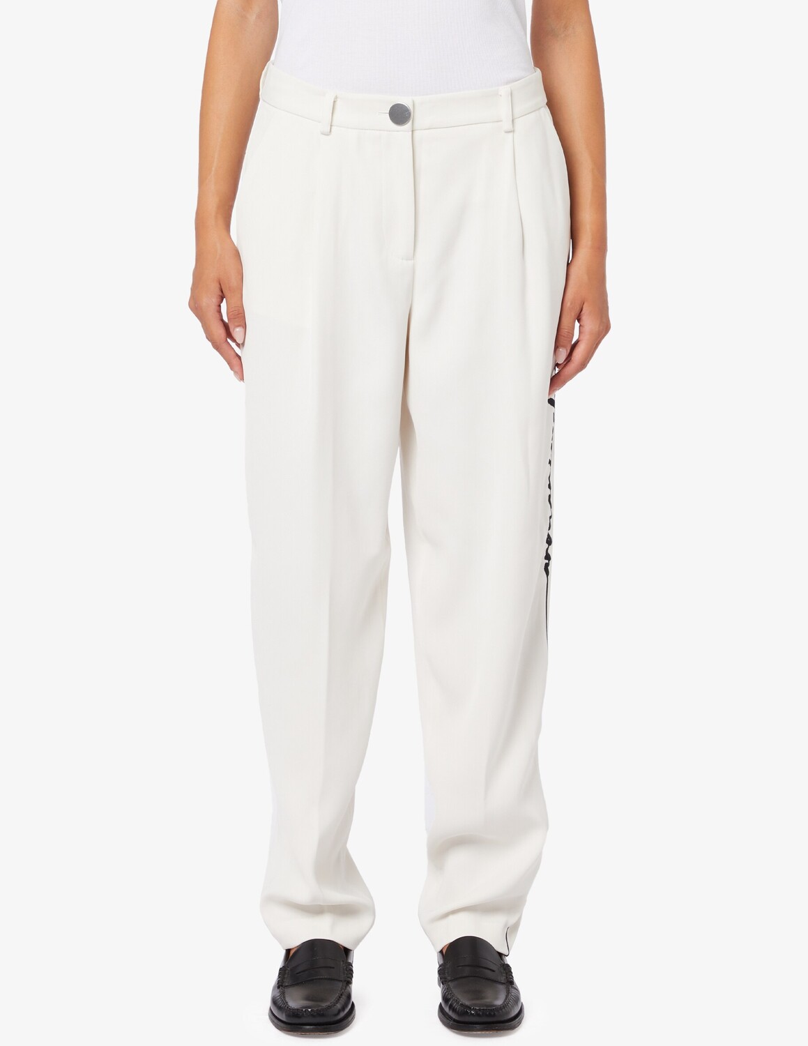 

Брюки с логотипом Armani Exchange, белый