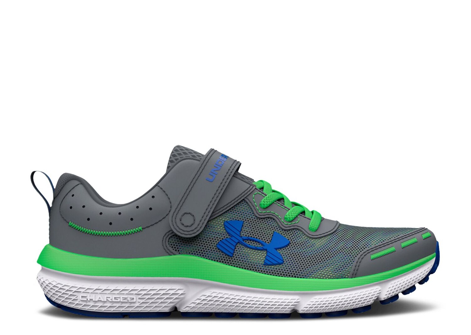 

Кроссовки Under Armour Assert 10 Ac Laser Ps 'Pitch Grey Green Screen', серый