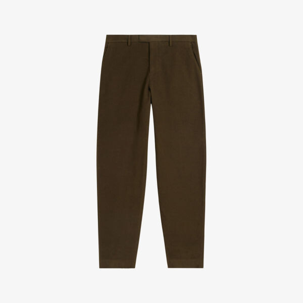 

Rufust фактурные зауженные брюки из эластичного хлопка Ted Baker, хаки