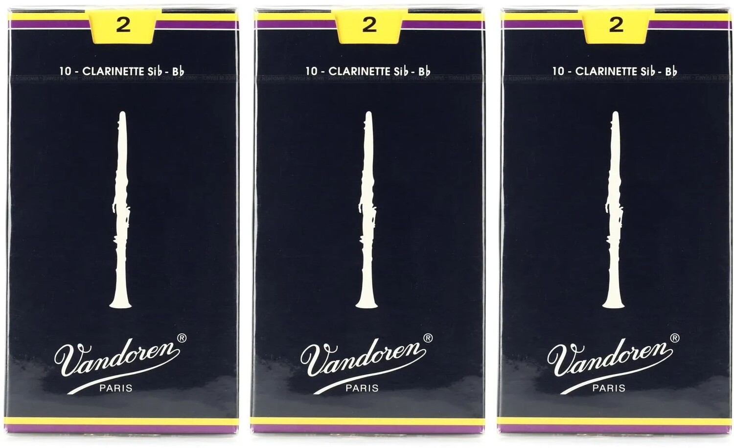 

Vandoren CR102 Традиционная трость для кларнета Bb — 2,0 (30 шт. в упаковке)