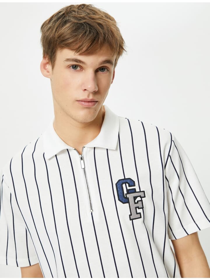 

Поло KOTON T shirt, цвет weiß gestreift