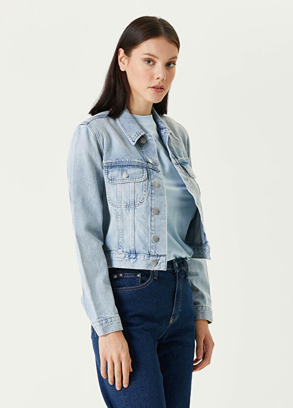 

Укороченная джинсовая куртка 90-х годов Ck Jeans, синий
