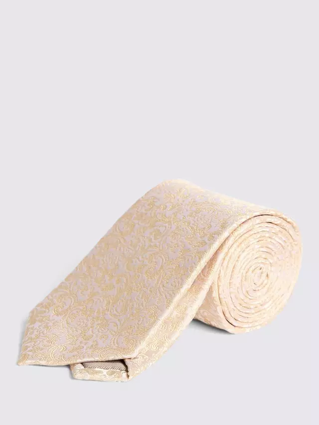 

Галстук Moss Champagne Floral, желтый
