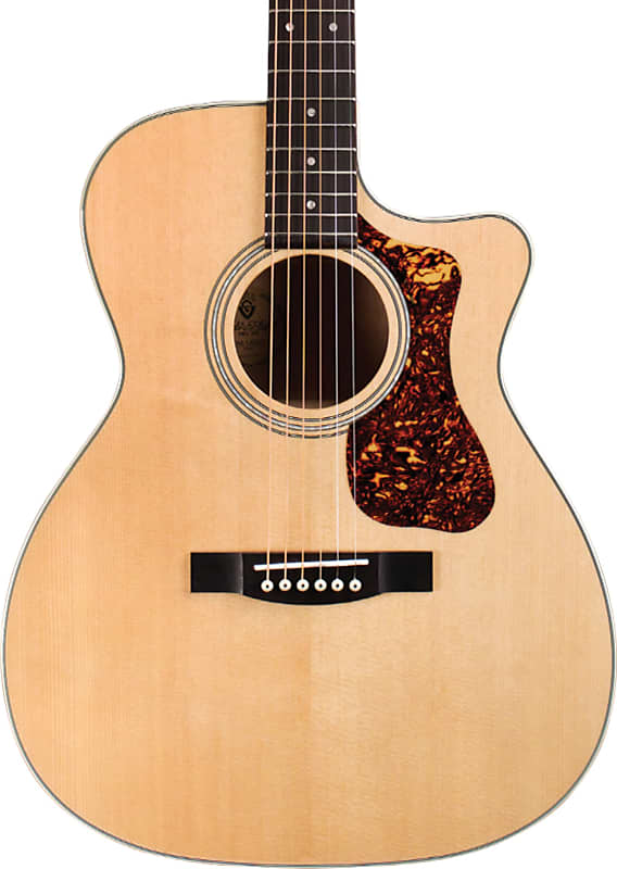 Акустическая гитара Guild OM-140CE Acoustic-Electric Guitar, Natural w/ Gig Bag