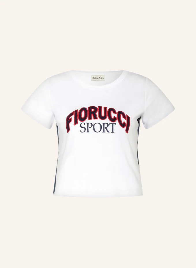 Укороченная рубашка Fiorucci, белый купальник fiorucci белый