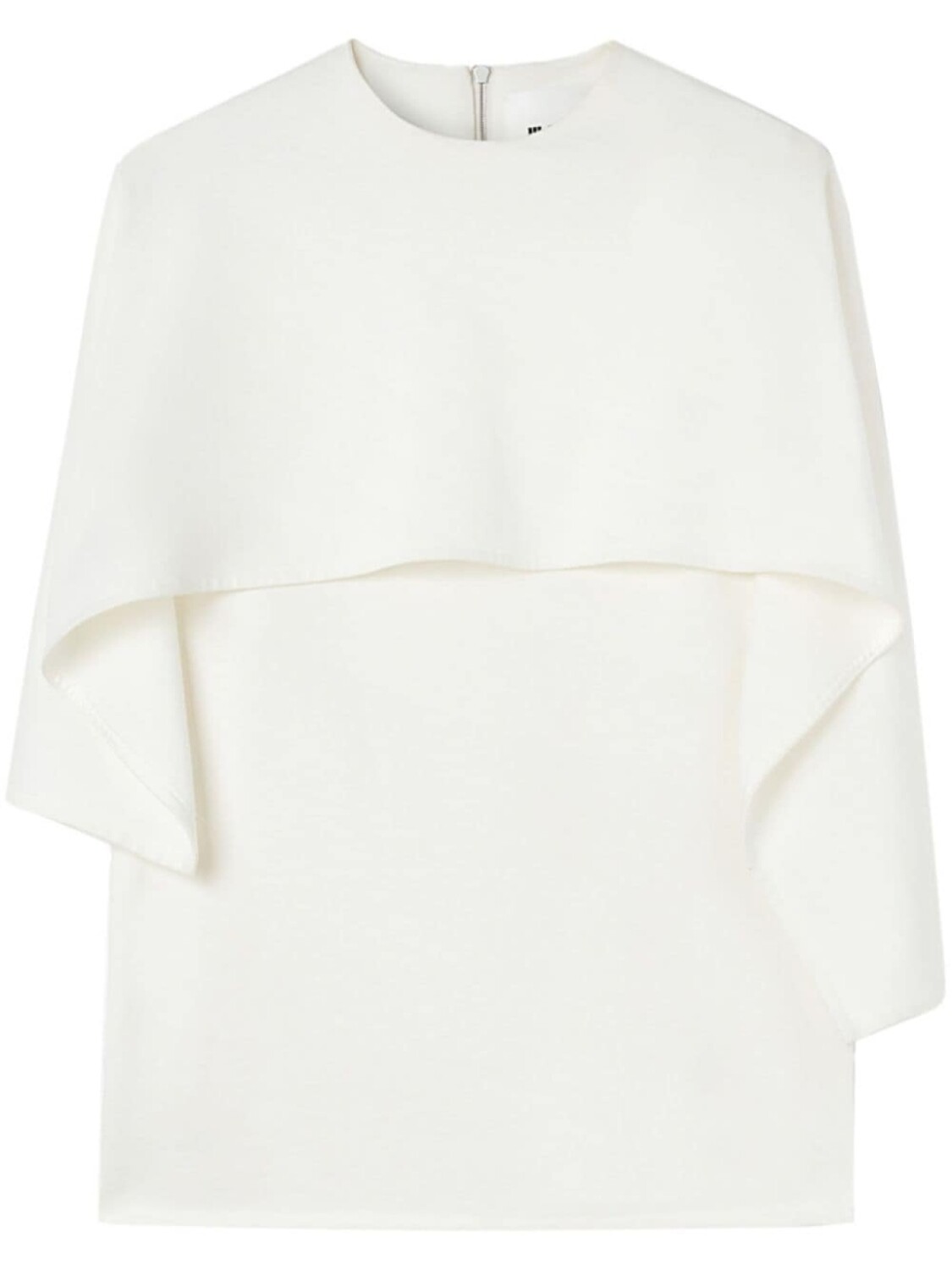 

Jil Sander многослойная футболка с круглым вырезом, белый
